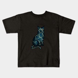 Kintsugi Cat Kids T-Shirt